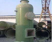 玻璃鋼脫硫塔現(xiàn)場圖